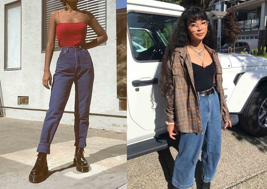 90s fashion jeans