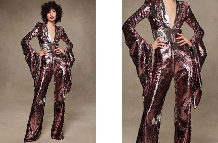 sequin jumpsuit