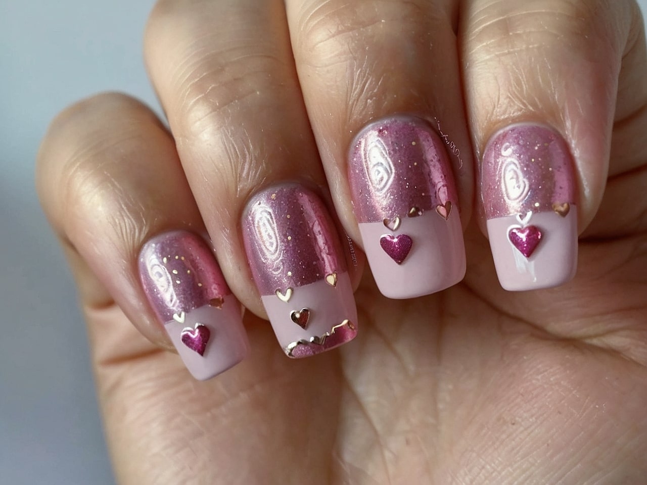 heart nail designs