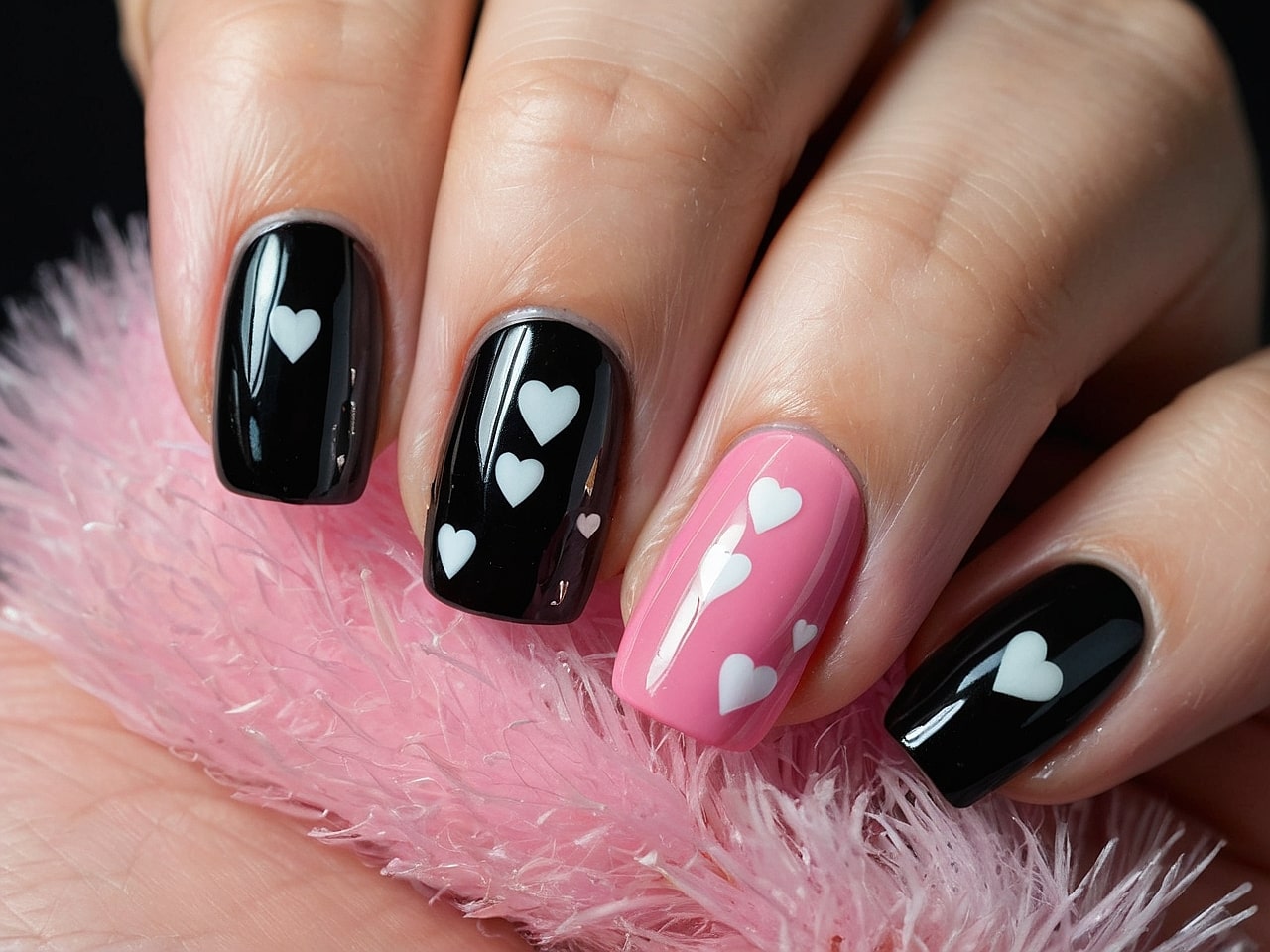 heart nail designs