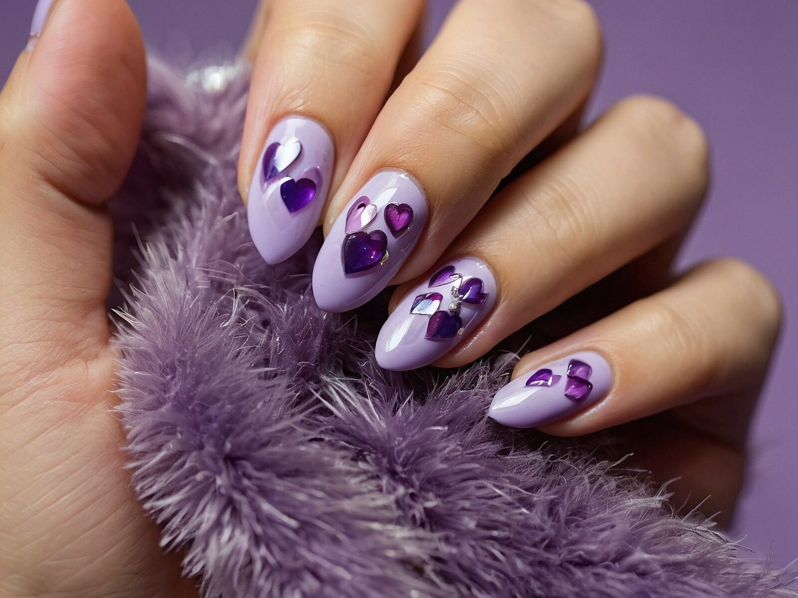 heart nail designs