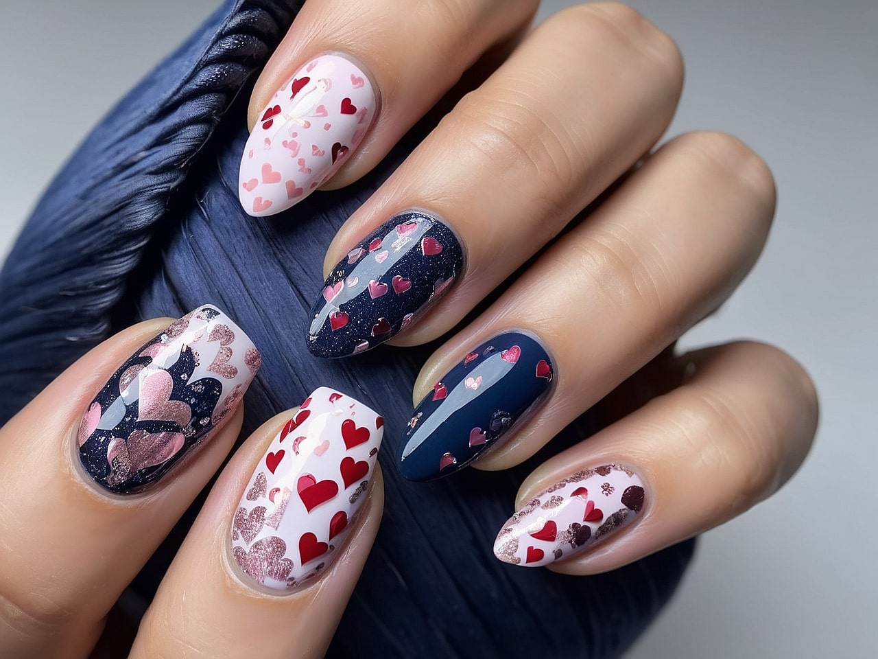 heart nail designs