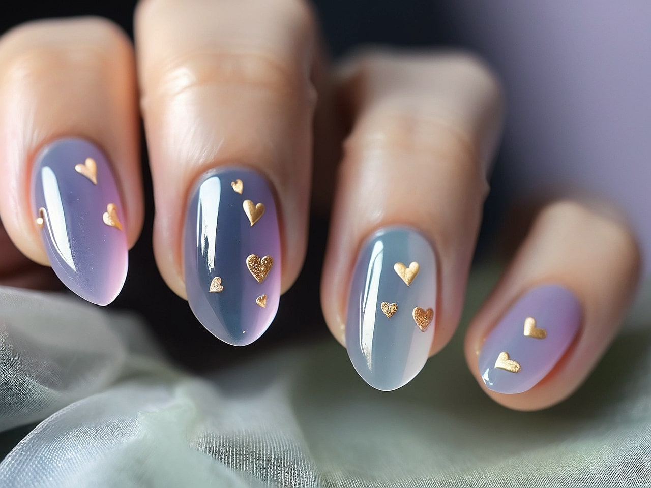 heart nail designs