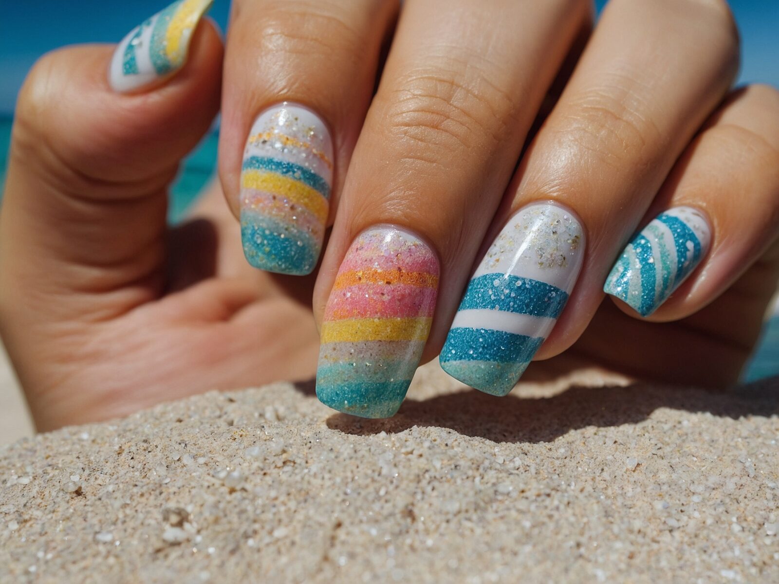 beach nails