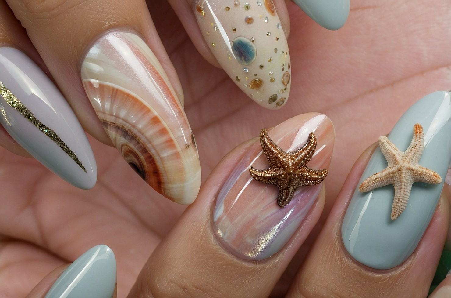 beach nails